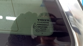 Форточка глухое стекло задняя левая Volvo XC60 18-26 без tv tuner, с антенной, тонировка, с хром молдингом, PILKINGTON
