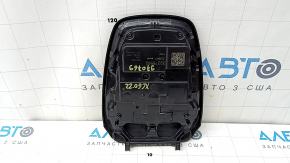 Плафон освещения передний Volvo XC60 18-22 под панораму, черный, сенсорный, царапины