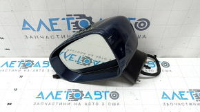 Зеркало боковое левое в сборе Volvo XC60 18-24 14+5 пинов, камера, поворотник, автозатемнение, подогрев, BSM, синее