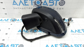 Зеркало боковое левое в сборе Volvo XC60 18-24 14+5 пинов, камера, поворотник, автозатемнение, подогрев, BSM, синее