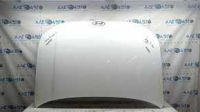 Капот голый Hyundai Santa Fe 24-26 сталь с эмблемой, белый W6H