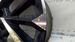 Диск колесный R20х8J ET35 Mitsubishi Outlander 22-26 черный с хромом, бордюрка