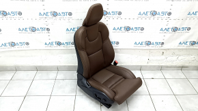 Пассажирское сидение Volvo XC60 18-26 с airbag, электрическое, подогрев, вентиляция, кожа Nappa коричневая, с перфорацией и коленным подпором, царапины, под чистку