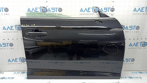 Дверь в сборе передняя правая Audi A5 F5 17-25 5D keyless, черный LY9B, вмятина