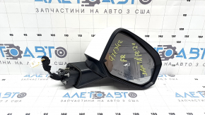 Зеркало боковое правое в сборе Hyundai Santa Fe 24-26 8 пинов, белое, подогрев, поворотник, BSM