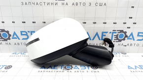 Зеркало боковое правое в сборе Hyundai Santa Fe 24-26 8 пинов, белое, подогрев, поворотник, BSM