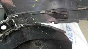 Бампер задний голый средняя часть Hyundai Santa Fe 24-26 SEL, Limited, царапины, потерт, треснут, отсутствуют фрагменты, надломано крепление
