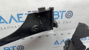 Бампер задний голый средняя часть Hyundai Santa Fe 24-26 SEL, Limited, царапины, потерт, треснут, отсутствуют фрагменты, надломано крепление