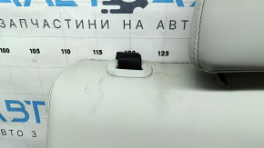 Спинка заднего ряда сидений 3 ряд правая Hyundai Santa Fe 24-26 кожа серая, с каркасом, с подголовником, перфорация, под химчистку