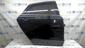 Двері в зборі задні права Ford Fusion mk5 13-20 keyless, чорний G1, молдинги та ручка хром