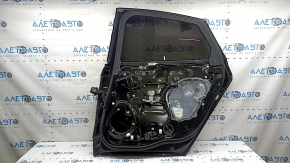 Дверь в сборе задняя правая Ford Fusion mk5 13-20 keyless, черный G1, молдинги и ручка хром