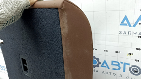 Спинка заднего сиденья 2 ряд левая Audi A5 F5 20-25 5D кожа коричневая, примята, под чистку