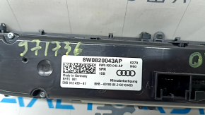 Управление климат-контролем Audi A5 F5 18-25 с подогревом сидений, потерто стекло