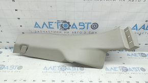 Накладка задней стойки нижняя левая Ford Fusion mk5 13-20 серая, царапины, под чистку