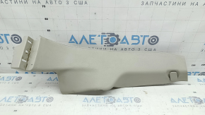 Накладка задней стойки нижняя правая Ford Fusion mk5 17-20 серая, под чистку