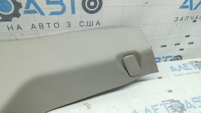 Накладка задней стойки нижняя правая Ford Fusion mk5 17-20 серая, под чистку