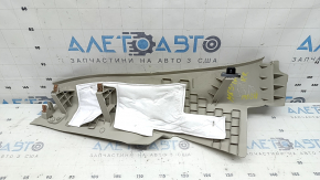 Накладка задней стойки нижняя правая Ford Fusion mk5 17-20 серая, под чистку