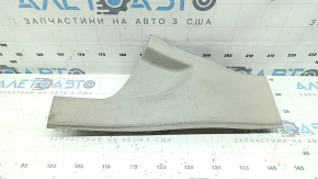 Накладка порога задняя левая Ford Fusion mk5 17-20 серая, царапины, под химчистку