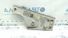 Накладка порога задняя левая Ford Fusion mk5 17-20 серая, царапины, под химчистку