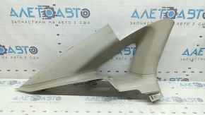 Накладка задней стойки верхняя левая Ford Fusion mk5 17-19 серая, царапина, под химчистку