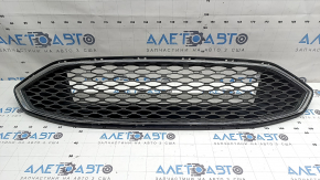 Решетка радиатора grill в сборе с обрамлением Ford Fusion mk5 17-19 тип 2, сломано крепление