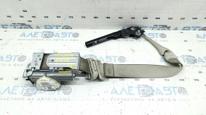 Водительский ремень безопасности с натяжителем и пиропатроном Ford Fusion mk5 17-20 серый, под химчистку