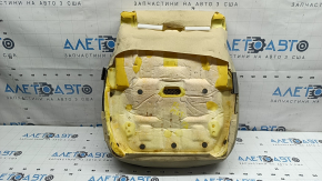 Обшивка подушки водительского сиденья Ford Fusion mk5 17-20 кожа серая, вставка кожа коричневая, перфорация, Titanium, под вентиляцию, под химчистку