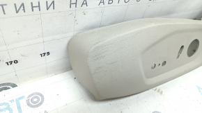 Накладка управления водительским сиденьем Ford Fusion mk5 17-20 серая, под чистку