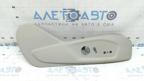 Накладка управління пасажирським сидінням Ford Fusion mk5 17-20 сіра, під чищення, подряпини