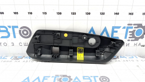 Накладка сиденья заднего правого сиденья 2-го ряда правая Hyundai Santa Fe 24-26 темно-серая, малая, под кнопку