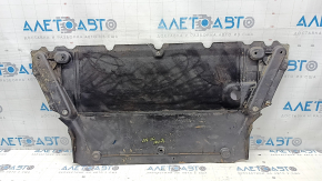 Защита двигателя передняя Audi A5 F5 18-25 трещины, надломы