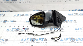 Дзеркало бічне ліве у зборі Mercedes W213 E 17-23 10+8+2+2 пінів, поворотник, підігрів, підсвічування, автозатемніння, BSM, срібло