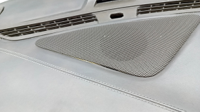 Торпедо передняя панель с AIRBAG Ford Fusion mk5 17-20 коричневая с бежевым под start-stop, под проекцию, под динамик, стянулась кожа, надрыв, сломано крепление