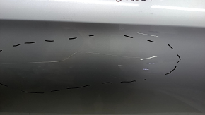 Дверь в сборе задняя левая Mercedes W213 E 17-23 keyless, серебро 775, царапина