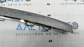 Накладка нижньої решітки переднього бампера Mercedes W213 E 17-20 хром, AMG pkg, подряпини, зламані кріплення