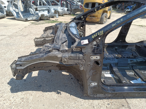 Чверть передня ліва Ford Fusion mk5 13-20 plug-in на кузові, чорна, з кронштейном зарядного порту