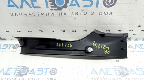 Накладка порога задняя правая внутренняя Mercedes W213 E 17-23 черная, царапины