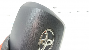 Подушка безопасности airbag в руль водительская Toyota Highlander 20-22 черная, царапины