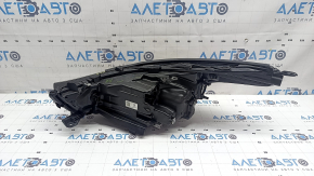 Фара передняя правая Toyota Highlander 21-26 LED, без DRL, темная, под полировку, царапины