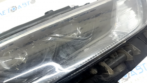 Фара передняя правая Toyota Highlander 21-26 LED, без DRL, темная, под полировку, царапины