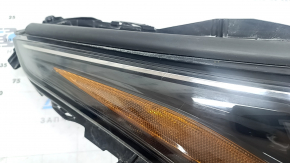 Фара передняя правая Toyota Highlander 21-26 LED, без DRL, темная, под полировку, царапины