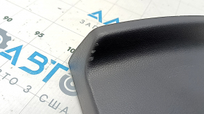 Накладка центральной консоли задняя Subaru Forester 25-26 черная, с карманом, царапины