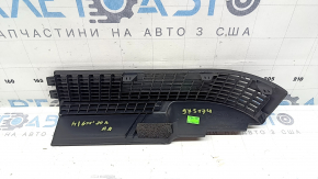 Вставка накладки порога задняя правая Toyota Highlander 20-26 решетка, черная, hybrid, царапины
