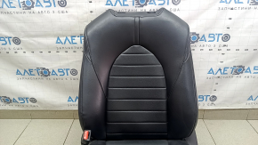 Водительское сиденье Toyota Highlander 22-23 с airbag, электрическое, подогрев, кожа черная, XLE, заломы на коже