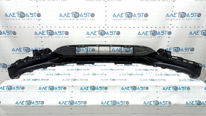 Губа переднего бампера Mazda CX-5 22-25 структура черная, примята, царапины