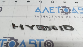 Эмблема надпись HYBRID двери задней правой Lexus UX250h 19-22 сломана буква "H"