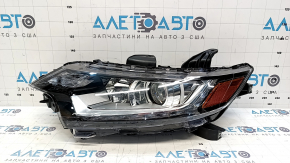Фара передня ліва Mitsubishi Outlander 16-22 галоген, рест, помаранчевий відбивач
