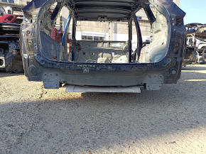 Задняя панель Mazda CX-5 17-25 в сборе 2 части под BSM, на кузове, синяя