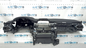 Торпедо передня панель з AIRBAG Mazda CX-5 17-25 чорна, з дефлекторами