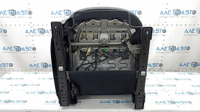 Пассажирское сидение Mazda CX-5 19-23 с airbag, механика, кожа черная комбинированная с алькантарой, серая строчка, подогрев, под чистку